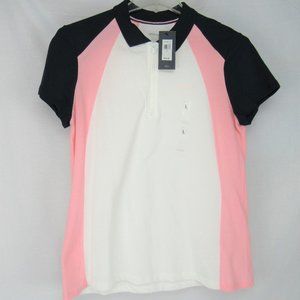 Tommy Hilfiger Sport Polo Quarter Zip Size Large